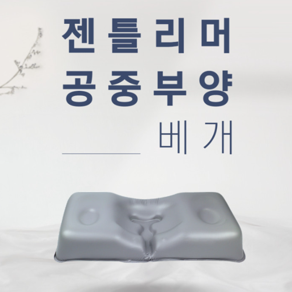 젠틀리머 회장님 경추 베개 메모리폼 3D TPU 국내산 휴대용 배게 베게